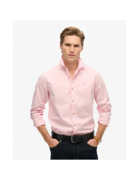SUPERDRY CAMISA M4010680A22R ROSA (M)