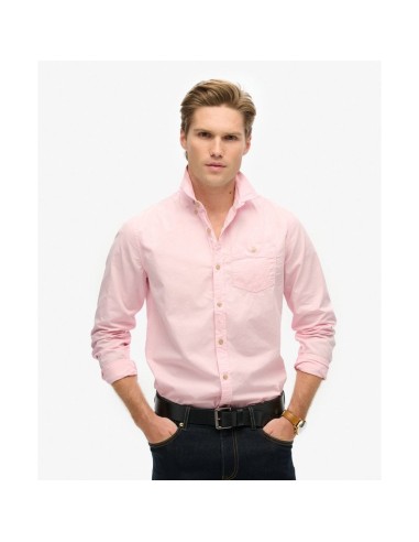 SUPERDRY CAMISA M4010680A22R ROSA (M)