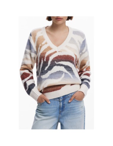 DESIGUAL JERSEY 25WWJF21_BL BLANCO (W)