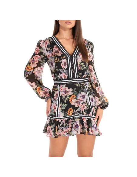 GUESS VESTIDO W3YK13WCWF2_EST ESTAMPADO MULTICOLOR (W)