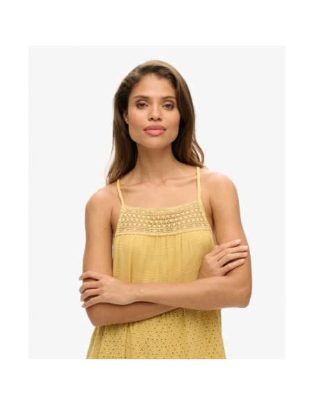 SUPERDRY VESTIDO W8011048A08K AMARILLO (W)