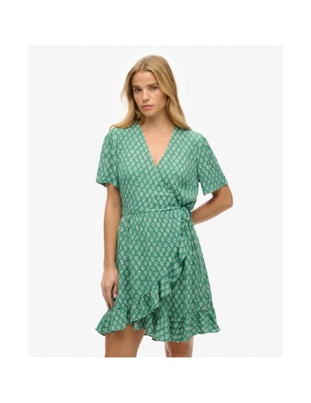 SUPERDRY VESTIDO W8011877AF4B VERDE (W)
