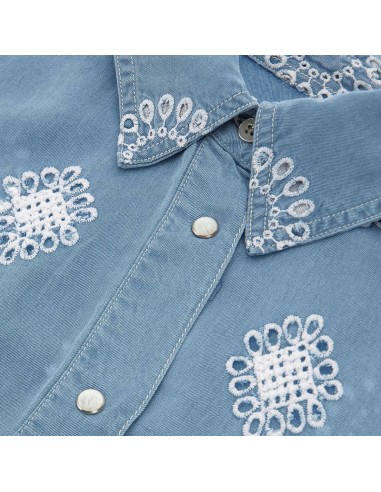 GUESS CAMISA W4GH34D5CD1_AZ AZUL (W)