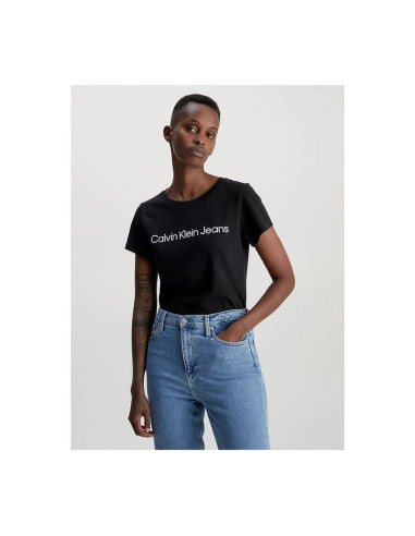 CALVIN KLEIN CAMISETAS J20J220253_NG NEGRO (W)