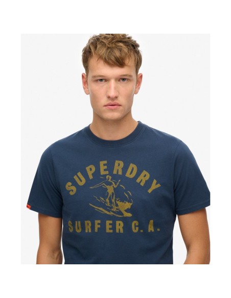 SUPERDRY CAMISETAS M1012134A09S MARINO (M)