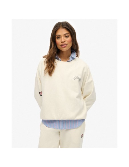 SUPERDRY SUDADERA W2012446A8ML CRUDO (W)