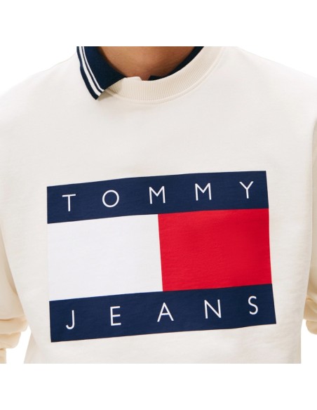 TOMMY HILFIGER SUDADERA DM0DM22643_BL BLANCO (M)