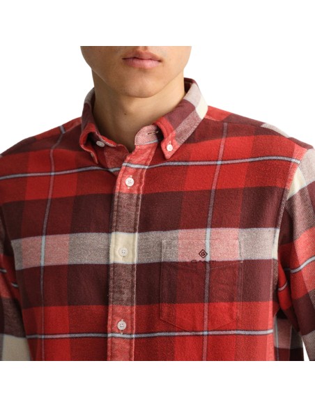 GANT CAMISA 32200792203_RO ROJO (M)