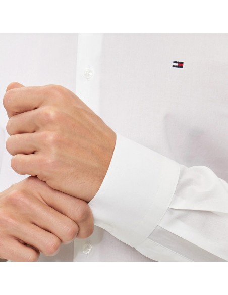 TOMMY HILFIGER CAMISA MW0MW38347_BL BLANCO (M)