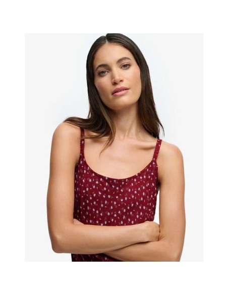 SUPERDRY VESTIDO W8012119AK7F ROJO (W)