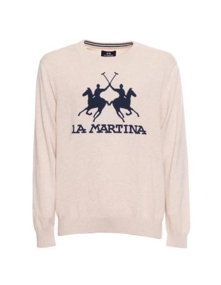 LA MARTINA JERSEY LMH223MSW003GY_BE BEIGE (M)