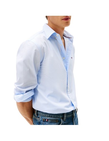 TOMMY HILFIGER CAMISA MW0MW41399_AZ AZUL (M)