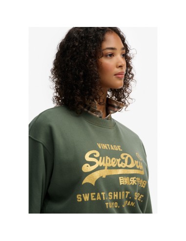 SUPERDRY SUDADERA W2012399A_VE VERDE (W)