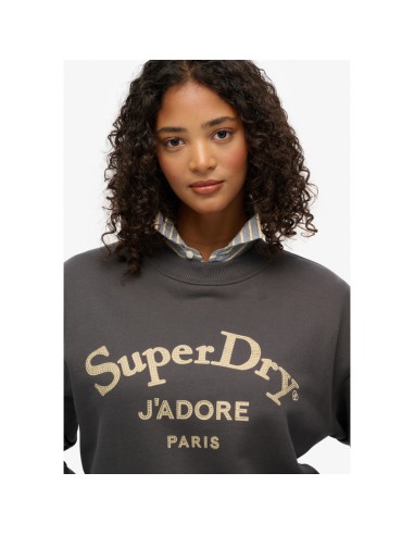 SUPERDRY SUDADERA W2012395A_NG NEGRO (W)