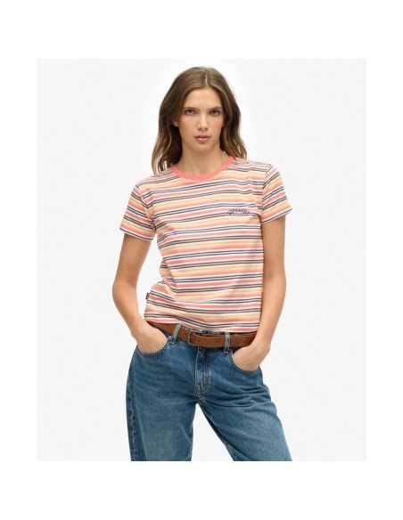 SUPERDRY CAMISETAS W1011428AMRO CORAL (W)