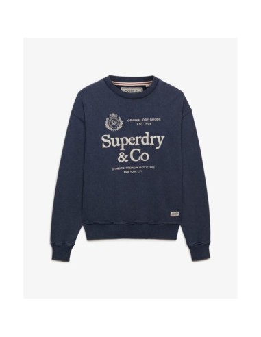 SUPERDRY SUDADERA W2012577AZRN MARINO (W)