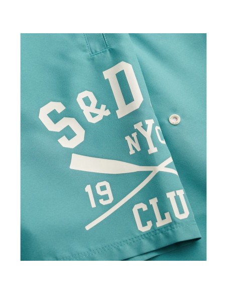 SUPERDRY BAÑADOR M3010265AAB6 TURQUESA (M)