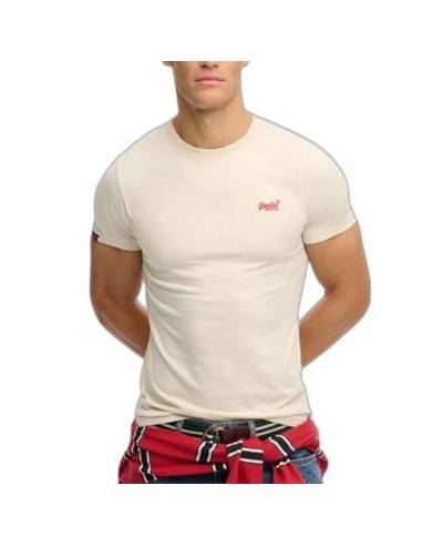 SUPERDRY CAMISETAS M1011245AJ7K BEIGE (M)