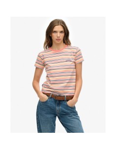 SUPERDRY CAMISETAS W1011428AMRO CORAL (W) 2