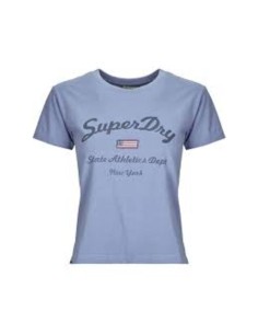 SUPERDRY CAMISETAS W1011877A5AW AZUL (W)