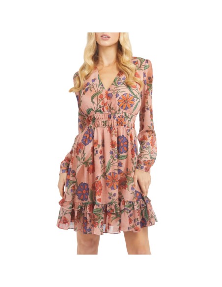 GUESS VESTIDO W3BK0JWDW52_EST ESTAMPADO MULTICOLOR (W)