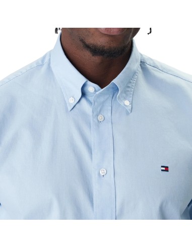 TOMMY HILFIGER CAMISA MW0MW40529_AZ AZUL (M)