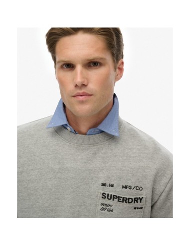 SUPERDRY SUDADERA M2014294AZUC GRIS (M)