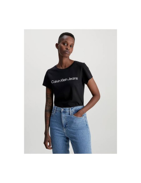 CALVIN KLEIN CAMISETAS J20J220253_NG NEGRO (W)