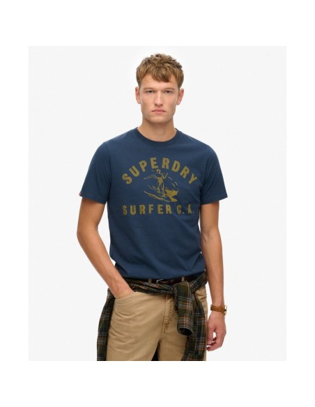 SUPERDRY CAMISETAS M1012134A09S MARINO (M)