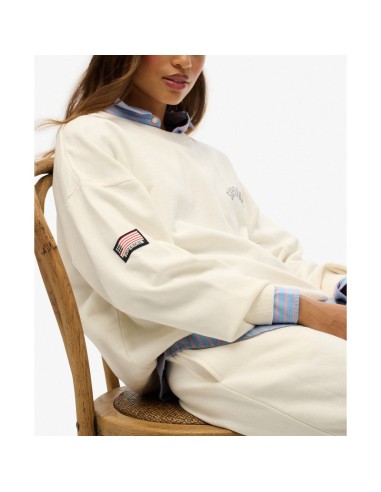 SUPERDRY SUDADERA W2012446A8ML CRUDO (W)