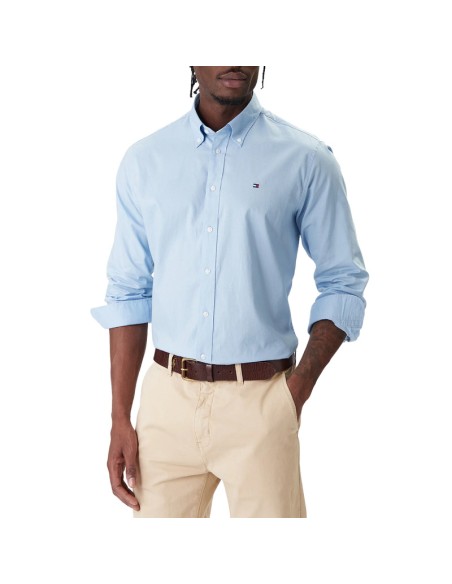 TOMMY HILFIGER CAMISA MW0MW40529_AZ AZUL (M)