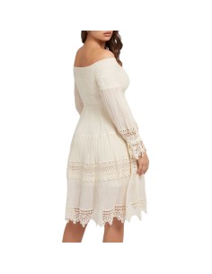 GUESS VESTIDO W2YK90WE340_CRU CRUDO (W) 2