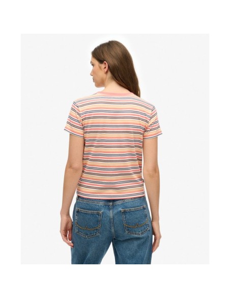 SUPERDRY CAMISETAS W1011428AMRO CORAL (W)