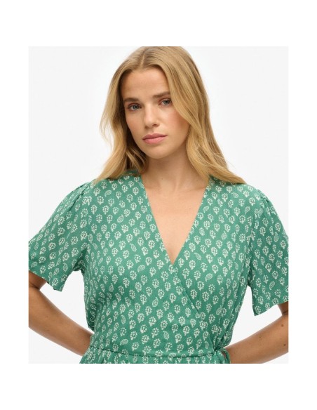 SUPERDRY VESTIDO W8011877AF4B VERDE (W)