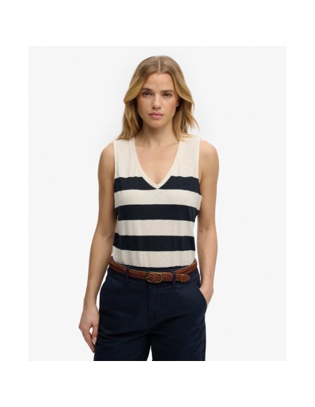 SUPERDRY TOP W6012173AL1F BLANCO (W)