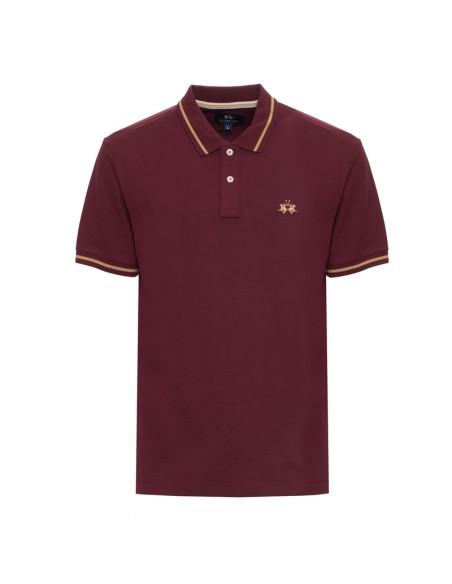 LA MARTINA POLO LMH224MTS076MA_GRA GRANATE (M)