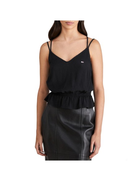 TOMMY HILFIGER TOP DW0DW17802_NG NEGRO (W)