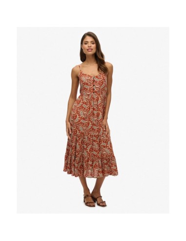 SUPERDRY VESTIDO W8012030AI9H MARRON (W)