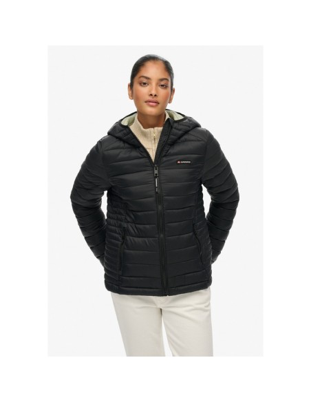 SUPERDRY ABRIGO W5011970A_NG NEGRO (W)