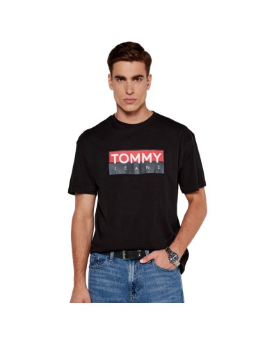 TOMMY HILFIGER CAMISETAS DM0DM19684_NG NEGRO (M)